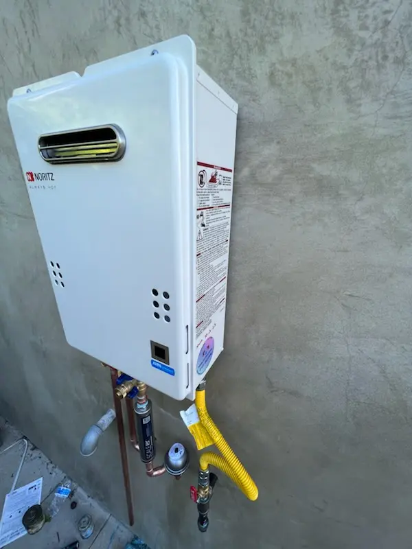 Tankless water heater installation for Cherry Creek Vista homes